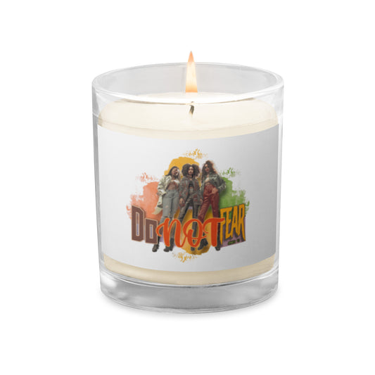 Do Not Fear Glass jar soy wax candle