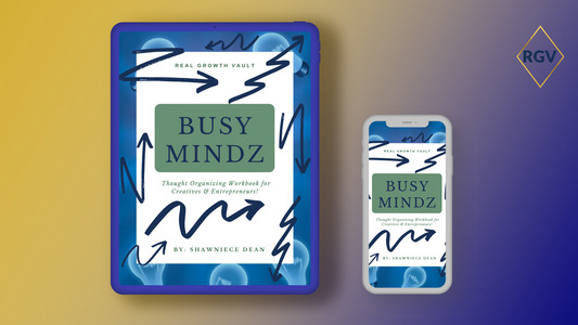 E-Book Busy Mindz Thought Organizing Workbook for Creatives & Entrepreneurs!